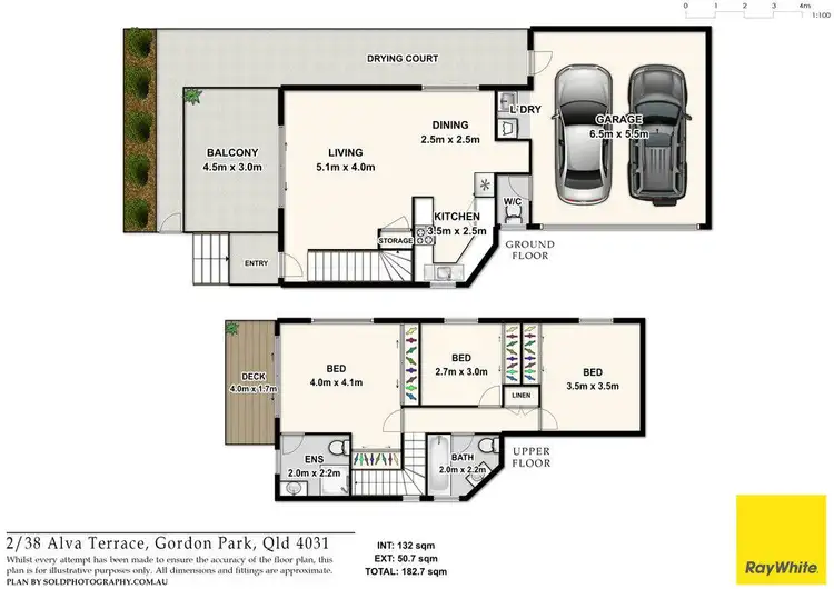 Floorplan of Homely townhouse listing, 2/38 Alva Terrace, Gordon Park QLD 4031
