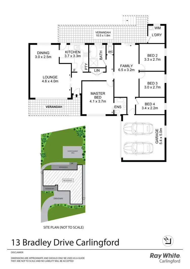 Floorplan of Homely house listing, 13 Bradley Drive, Carlingford NSW 2118