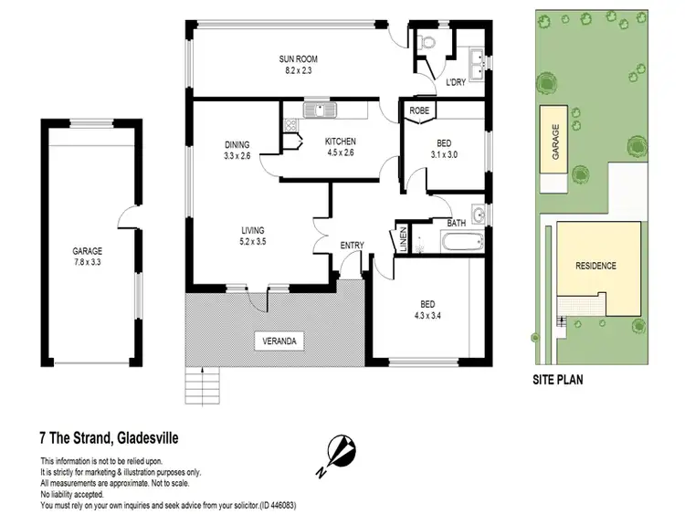 Floorplan of Homely house listing, 7 The Strand, Gladesville NSW 2111