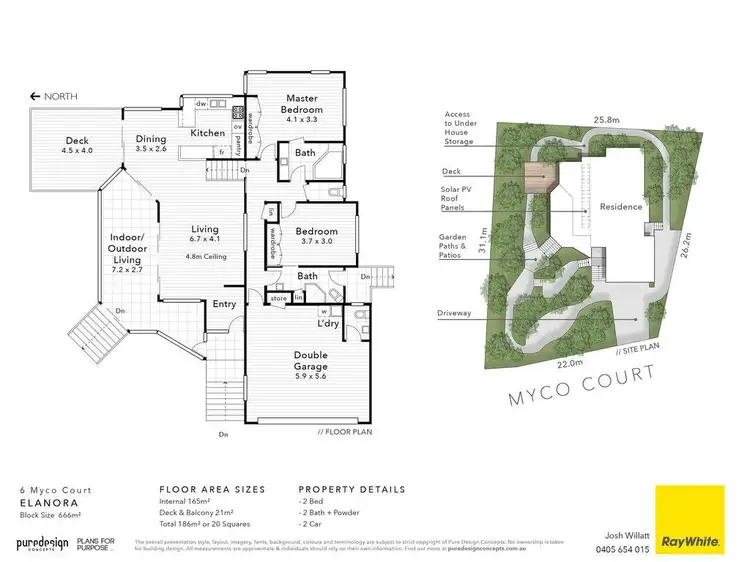 Floorplan of Homely house listing, 6 Myco Court, Elanora QLD 4221