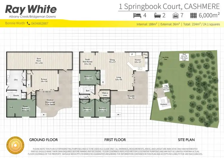 Floorplan of Homely house listing, 1 Springbook Court, Cashmere QLD 4500