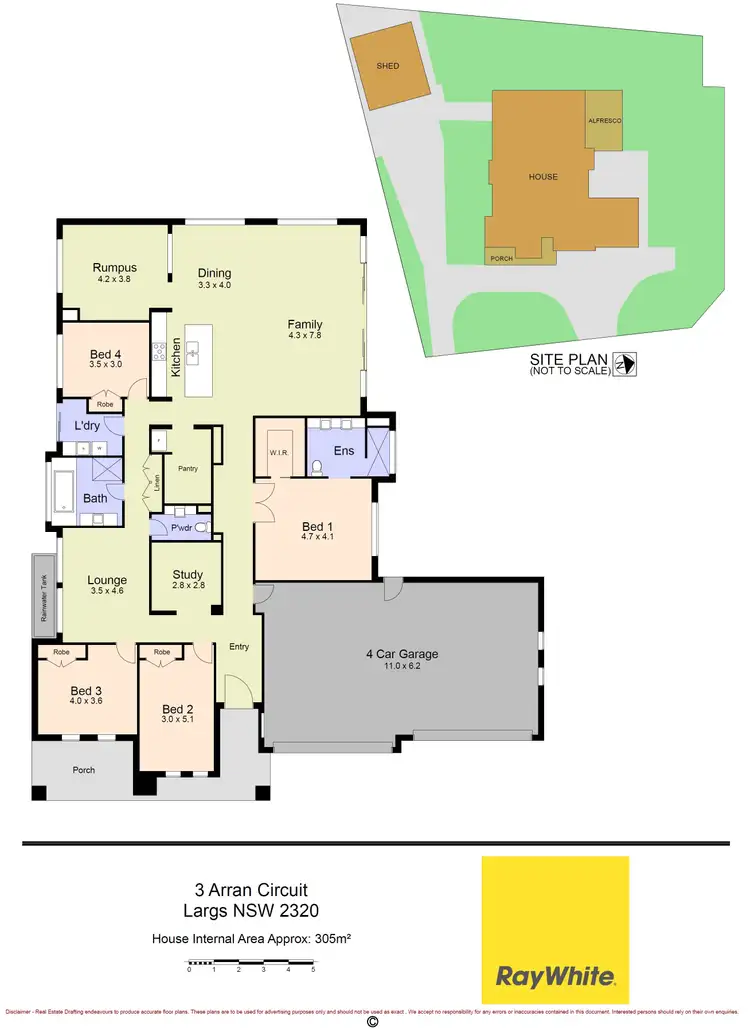 Floorplan of Homely house listing, 3 Arran Circuit, Largs NSW 2320