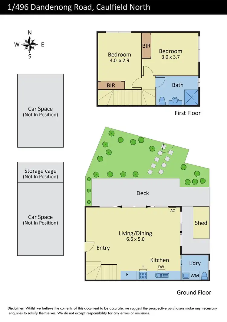 Floorplan of Homely apartment listing, 1/496 Dandenong Road, Caulfield North VIC 3161