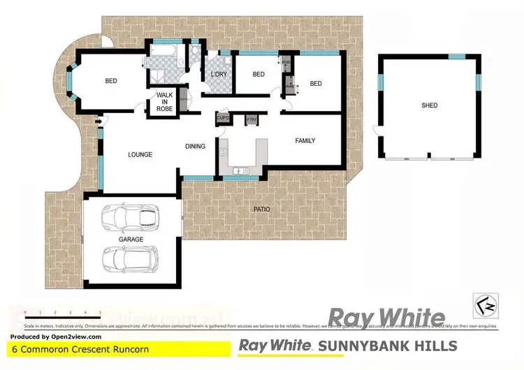Floorplan of Homely house listing, 6 Commoron Crescent, Runcorn QLD 4113