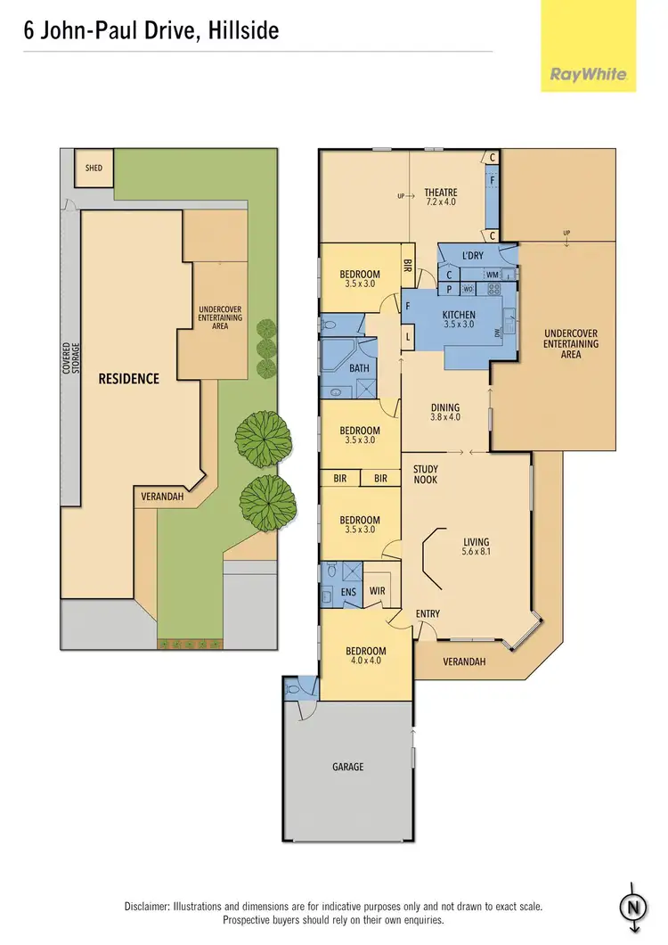 Floorplan of Homely house listing, 6 John Paul Drive, Hillside VIC 3037