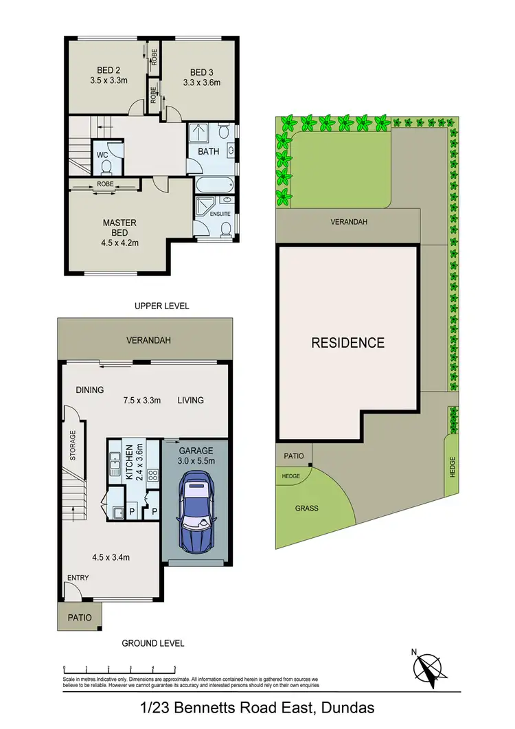 Floorplan of Homely house listing, 1/23 Bennetts Road East, Dundas NSW 2117