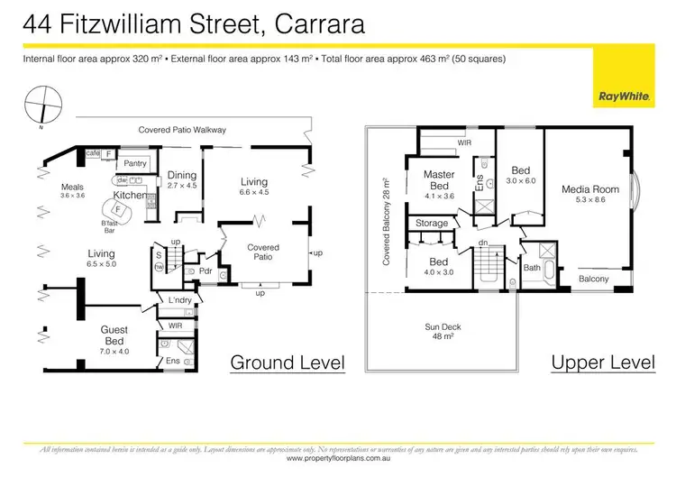 Floorplan of Homely house listing, 44 Fitzwilliam Street, Carrara QLD 4211