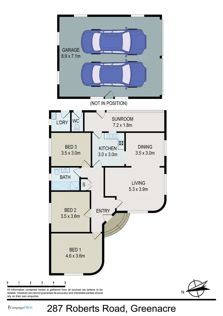 Floorplan of Homely house listing, 287 Roberts Road, Greenacre NSW 2190
