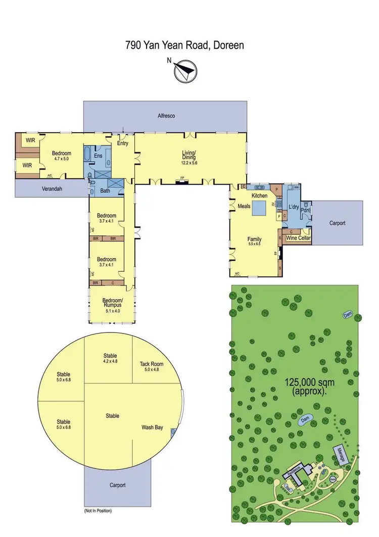 Floorplan of Homely rural property listing, 790 Yan Yean Road, Doreen VIC 3754