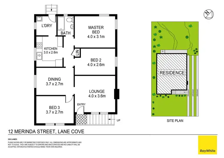 Floorplan of Homely house listing, 12 Merinda Street, Lane Cove NSW 2066