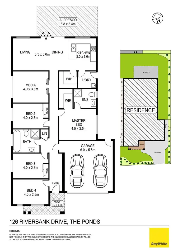 Floorplan of Homely house listing, 126 Riverbank Drive, The Ponds NSW 2769