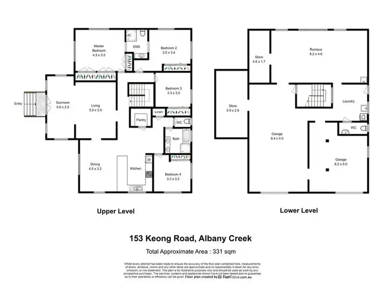 Floorplan of Homely house listing, 153 Keong Road, Albany Creek QLD 4035