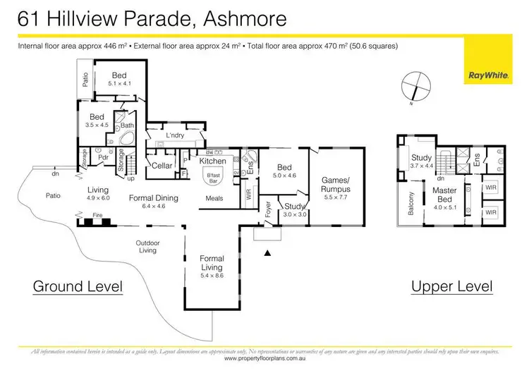 Floorplan of Homely house listing, 61 Hillview Parade, Ashmore QLD 4214