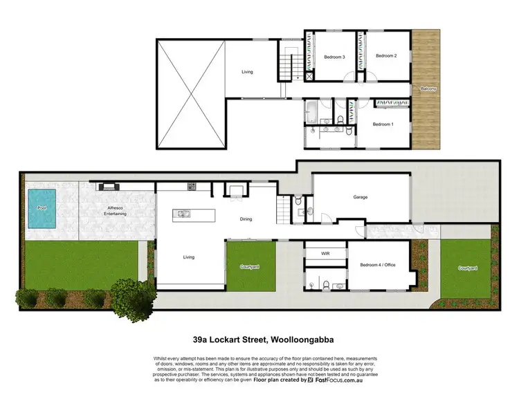 Floorplan of Homely house listing, 39a Lockhart Street, Woolloongabba QLD 4102