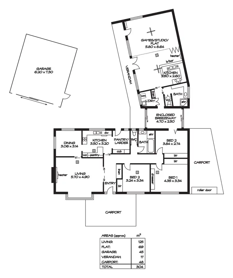 Floorplan of Homely house listing, 2 Davis Street, West Beach SA 5024