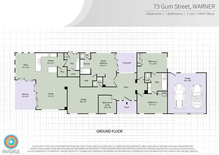 Floorplan of Homely house listing, 73 Gum Street, Warner QLD 4500