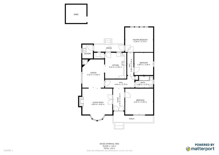 Floorplan of Homely house listing, 78 High Street, Swan Hill VIC 3585