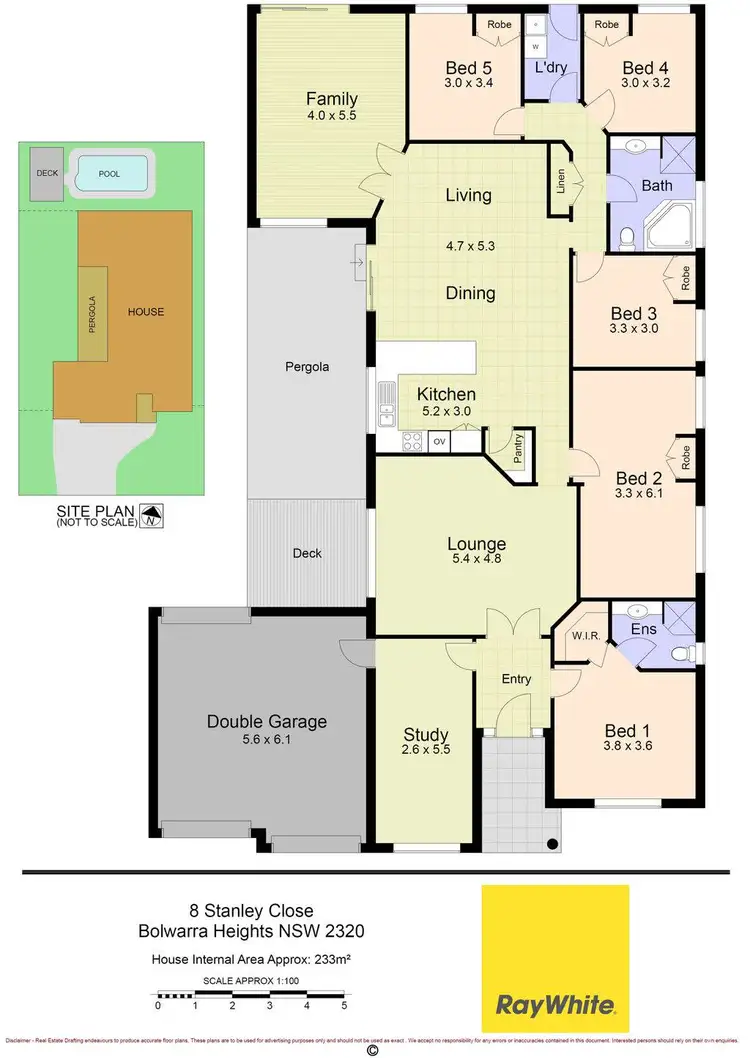 Floorplan of Homely house listing, 8 Stanley Close, Bolwarra Heights NSW 2320