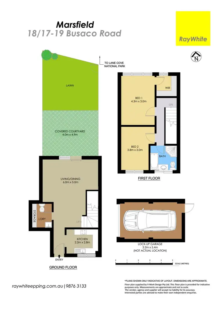 Floorplan of Homely townhouse listing, 18/17-19 Busaco Road, Marsfield NSW 2122