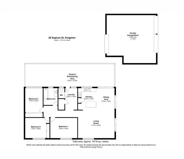 Floorplan of Homely house listing, 26 Sapium Street, Kingston QLD 4114