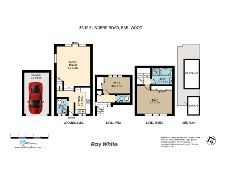 Floorplan of Homely townhouse listing, 32/19-25 Flinders Road, Earlwood NSW 2206