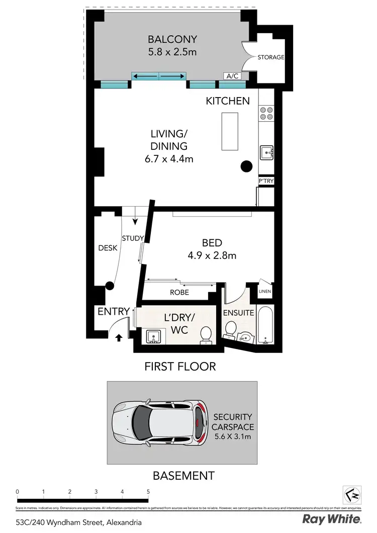 Floorplan of Homely apartment listing, C53/240 Wyndham Street,, Alexandria NSW 2015