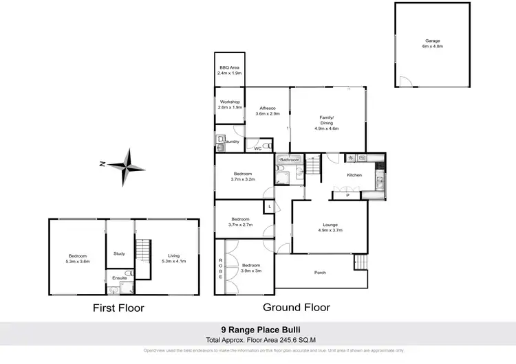 Floorplan of Homely house listing, 9 Range Place, Bulli NSW 2516