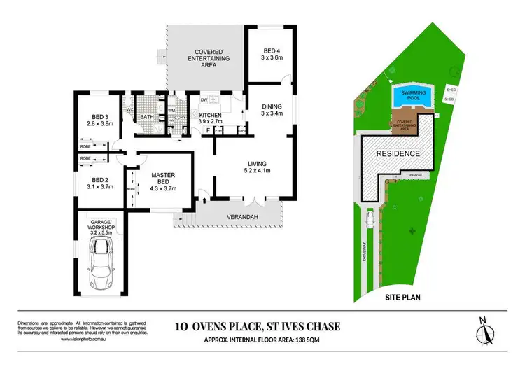 Floorplan of Homely house listing, 10 Ovens Place, St Ives NSW 2075