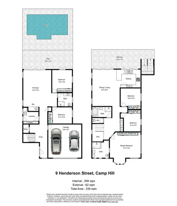 Floorplan of Homely house listing, 9 Henderson Street, Camp Hill QLD 4152