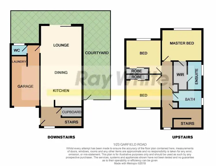Floorplan of Homely townhouse listing, 1/23-27 Garfield Road, Woodridge QLD 4114