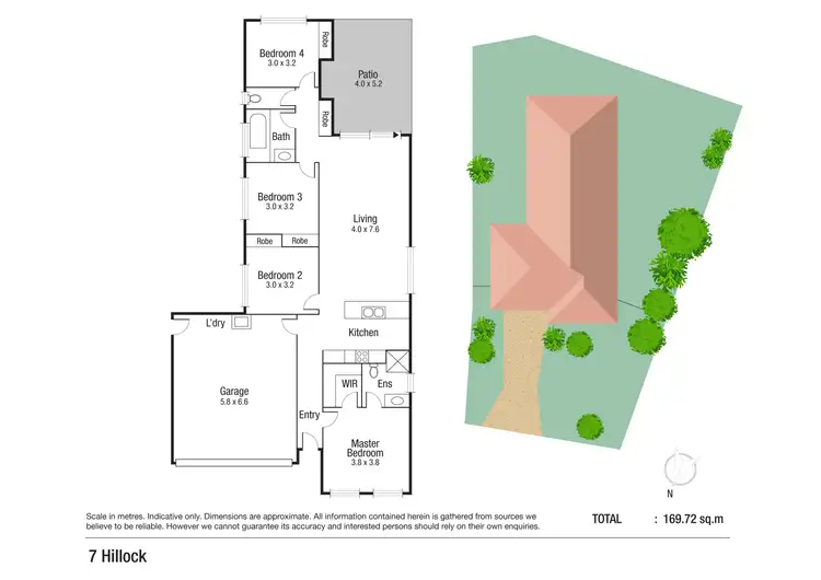 Floorplan of Homely house listing, 7 Hillock Crescent, Bushland Beach QLD 4818