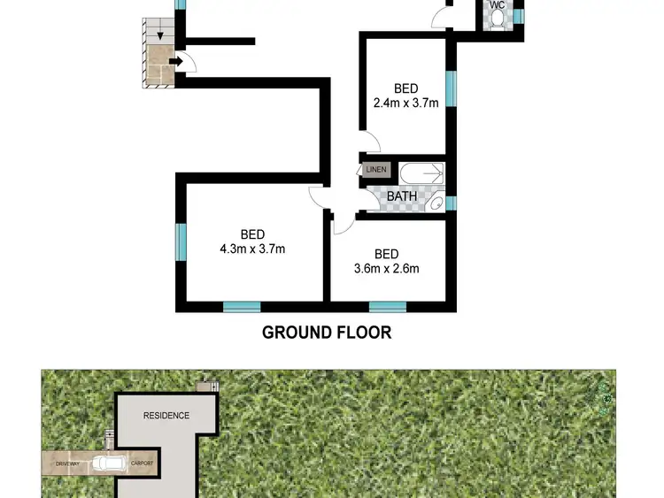 Floorplan of Homely house listing, 51 Gallipoli Road, Carina Heights QLD 4152