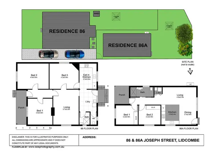 Floorplan of Homely house listing, 86 Joseph Street, Lidcombe NSW 2141