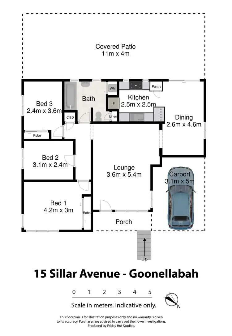 Floorplan of Homely house listing, 15 Sillar Avenue, Goonellabah NSW 2480