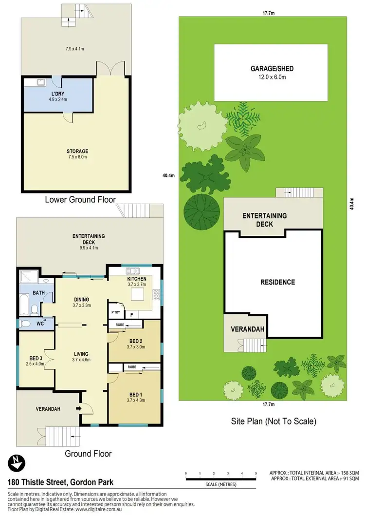 Floorplan of Homely house listing, 180 Thistle Street, Gordon Park QLD 4031