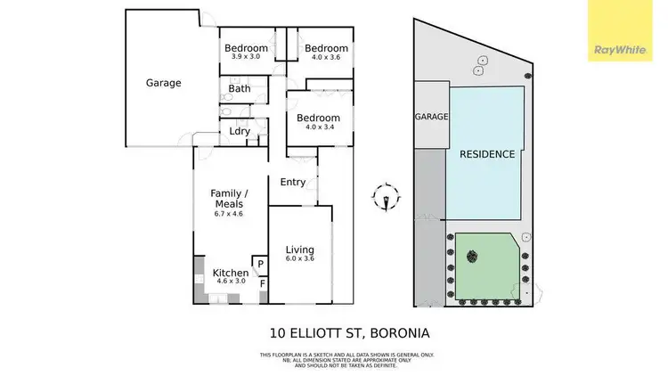 Floorplan of Homely house listing, 10 Elliott Street, Boronia VIC 3155