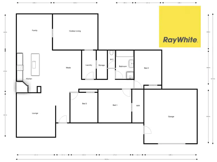 Floorplan of Homely house listing, 121 Holbeach Street, Howlong NSW 2643