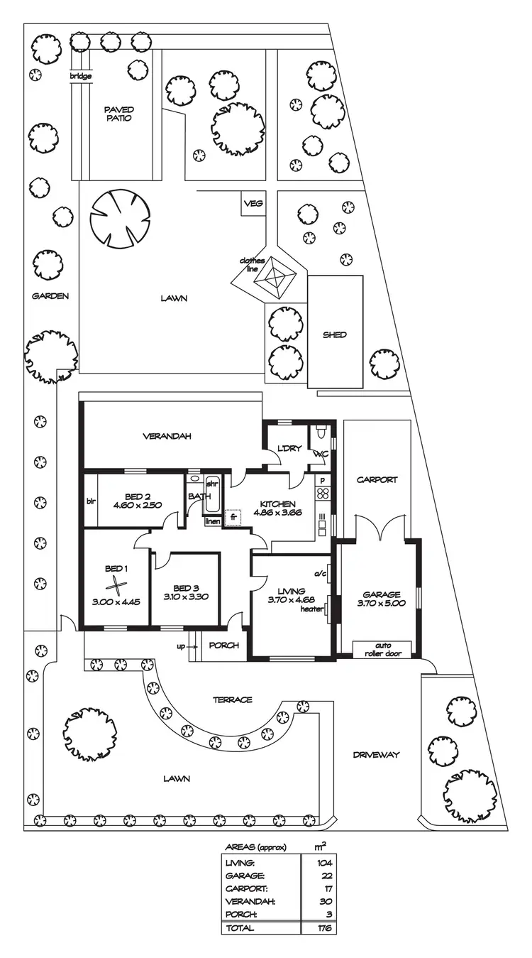 Floorplan of Homely house listing, 8 Yandra Street, Vale Park SA 5081