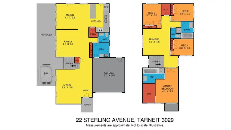Floorplan of Homely house listing, 22 Starling Avenue, Tarneit VIC 3029
