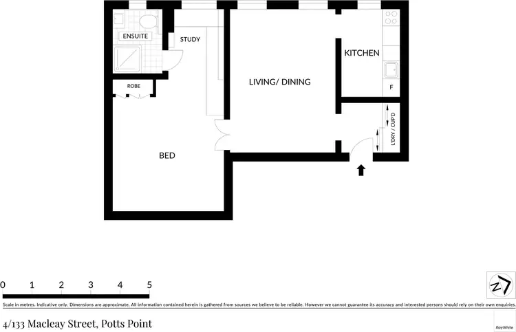 Floorplan of Homely apartment listing, 4/133 Macleay Street, Potts Point NSW 2011