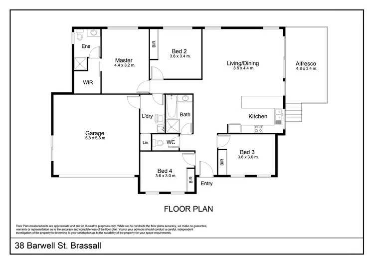 Floorplan of Homely house listing, 38 Barwell Street, Brassall QLD 4305