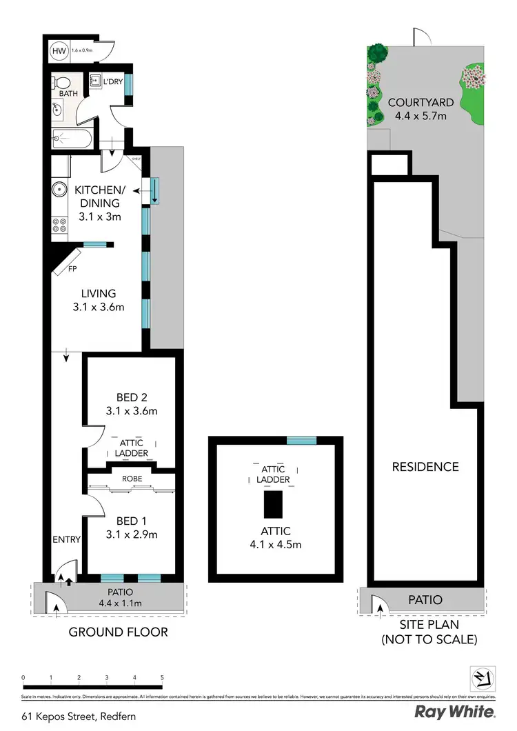 Floorplan of Homely house listing, 61 Kepos Street, Redfern NSW 2016