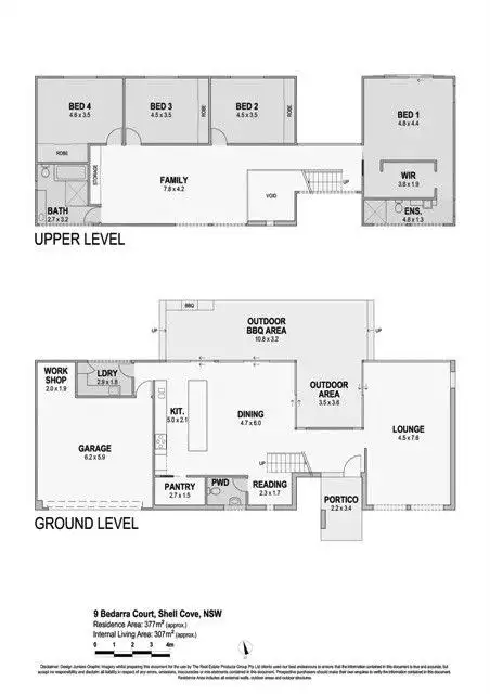 Floorplan of Homely house listing, 9 Bedarra Court, Shell Cove NSW 2529