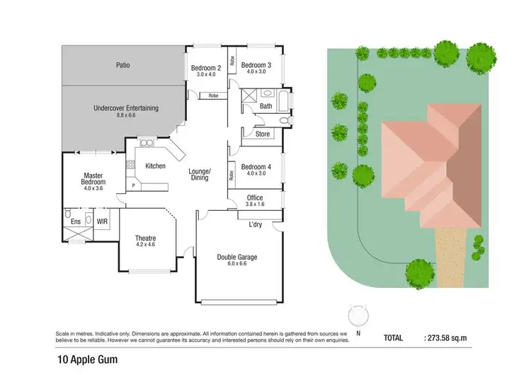 Floorplan of Homely house listing, 10 Apple Gum Avenue, Mount Low QLD 4818