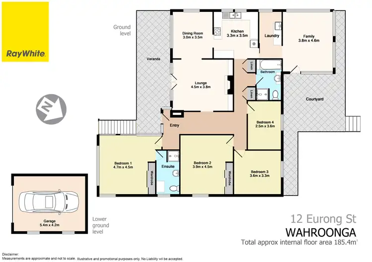 Floorplan of Homely house listing, 12 Eurong Street, Wahroonga NSW 2076