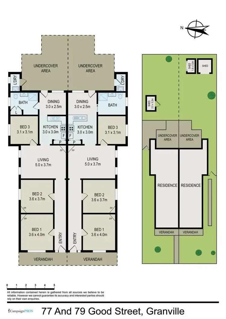 Floorplan of Homely house listing, 77 & 79 Good Street, Granville NSW 2142