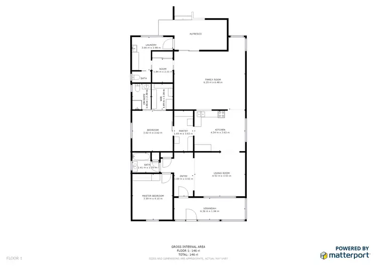 Floorplan of Homely house listing, 14 Parnee Street, Swan Hill VIC 3585