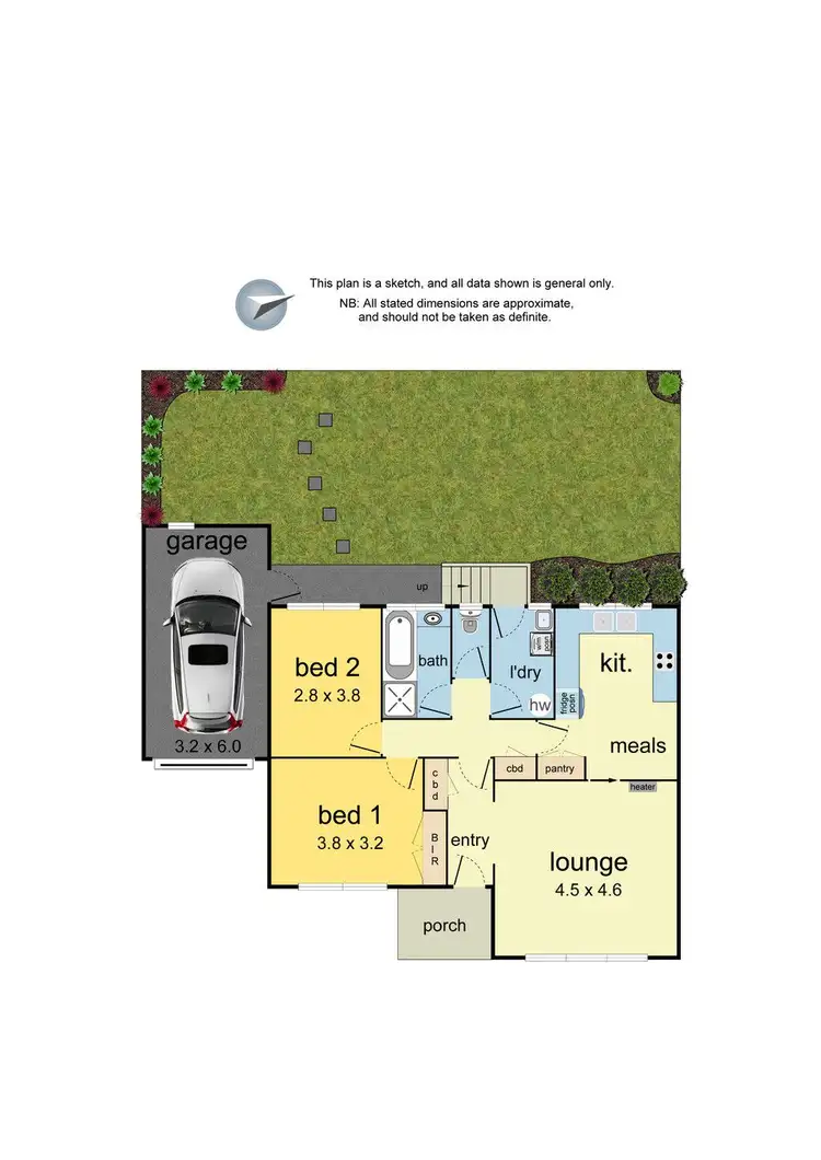 Floorplan of Homely unit listing, U3/6 Emma Road, Croydon VIC 3136
