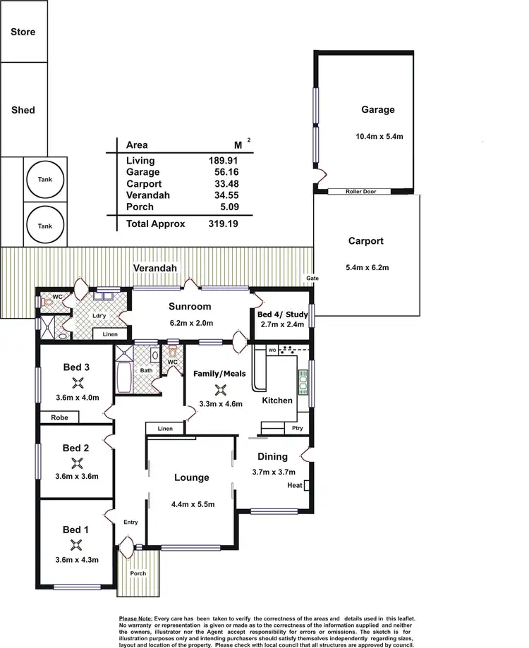 Floorplan of Homely house listing, 21 Russell Row, Paralowie SA 5108