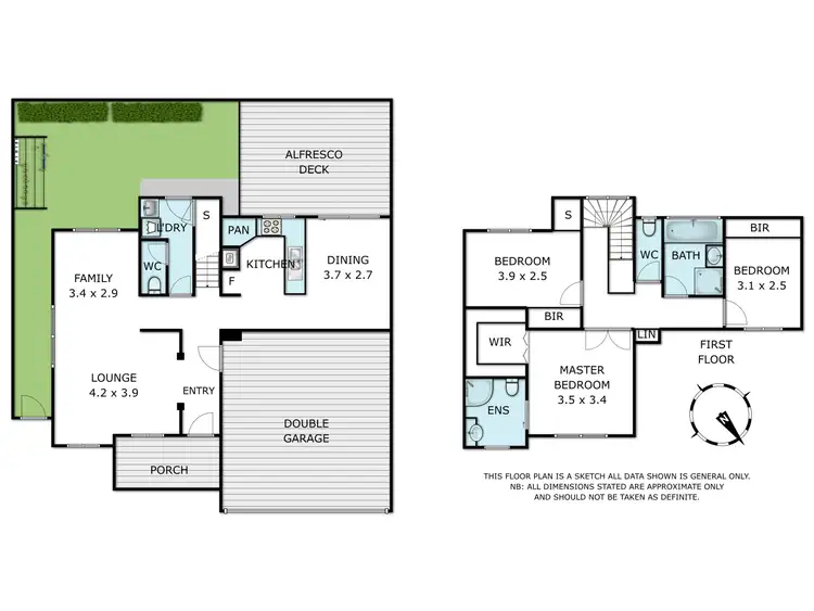 Floorplan of Homely townhouse listing, 27 Sunrise Crescent, Templestowe Lower VIC 3107